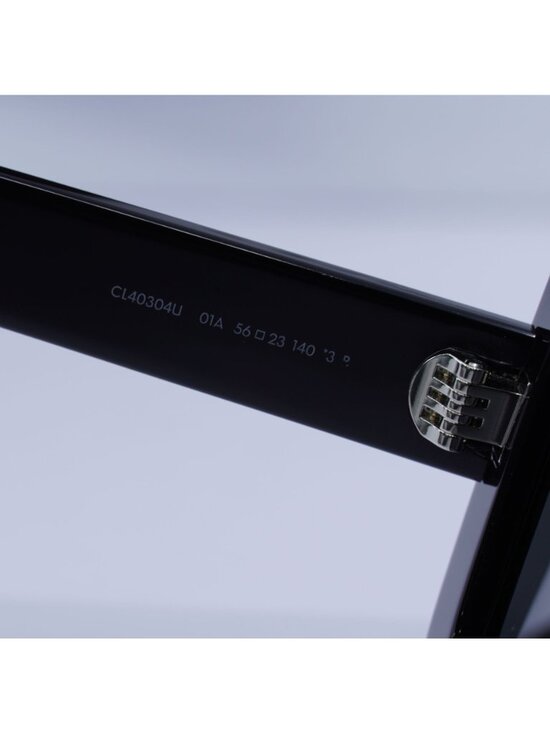 Celine CL40304U 01A TRIOMPHE Square Sunglasses - Black / Grey main image 5